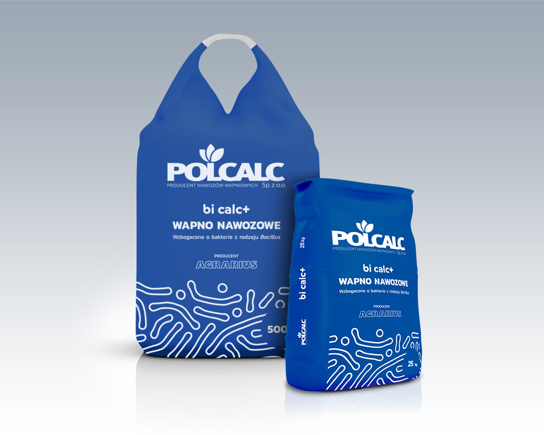 POLCALC – opakowania produktów Projekt opakowań POLCALC – Bi Calc+ wapno nawozowe