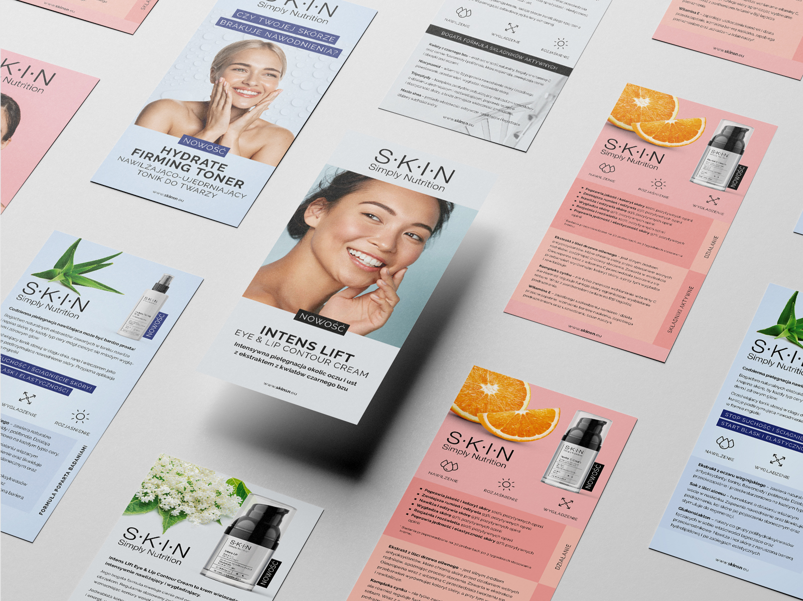 skin-simply-nutrition-ulotki-produktowe Skin Simply Nutrition – projekt ulotek produktowych