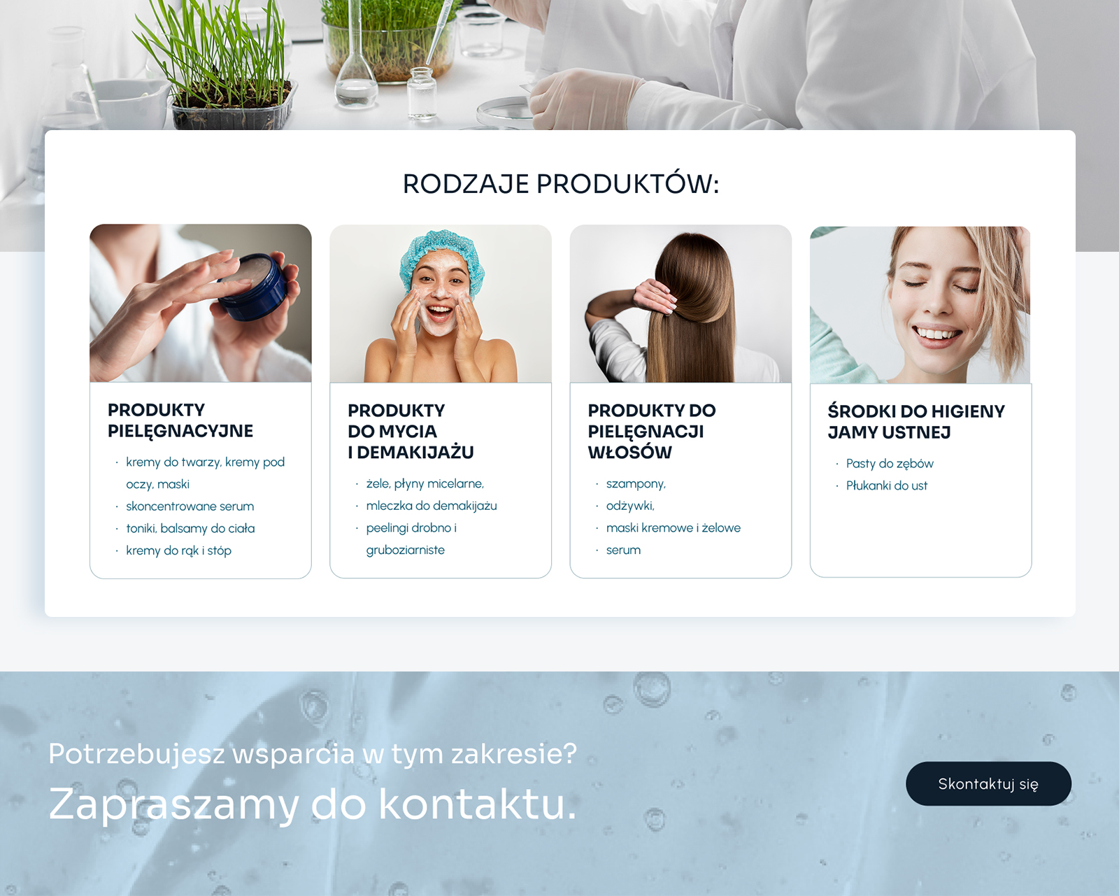 all-about-cosmetics-projekt-strony-produkty-gdansk All About Cosmetics – projekt strony internetowej z prezentacją produktów kosmetycznych
