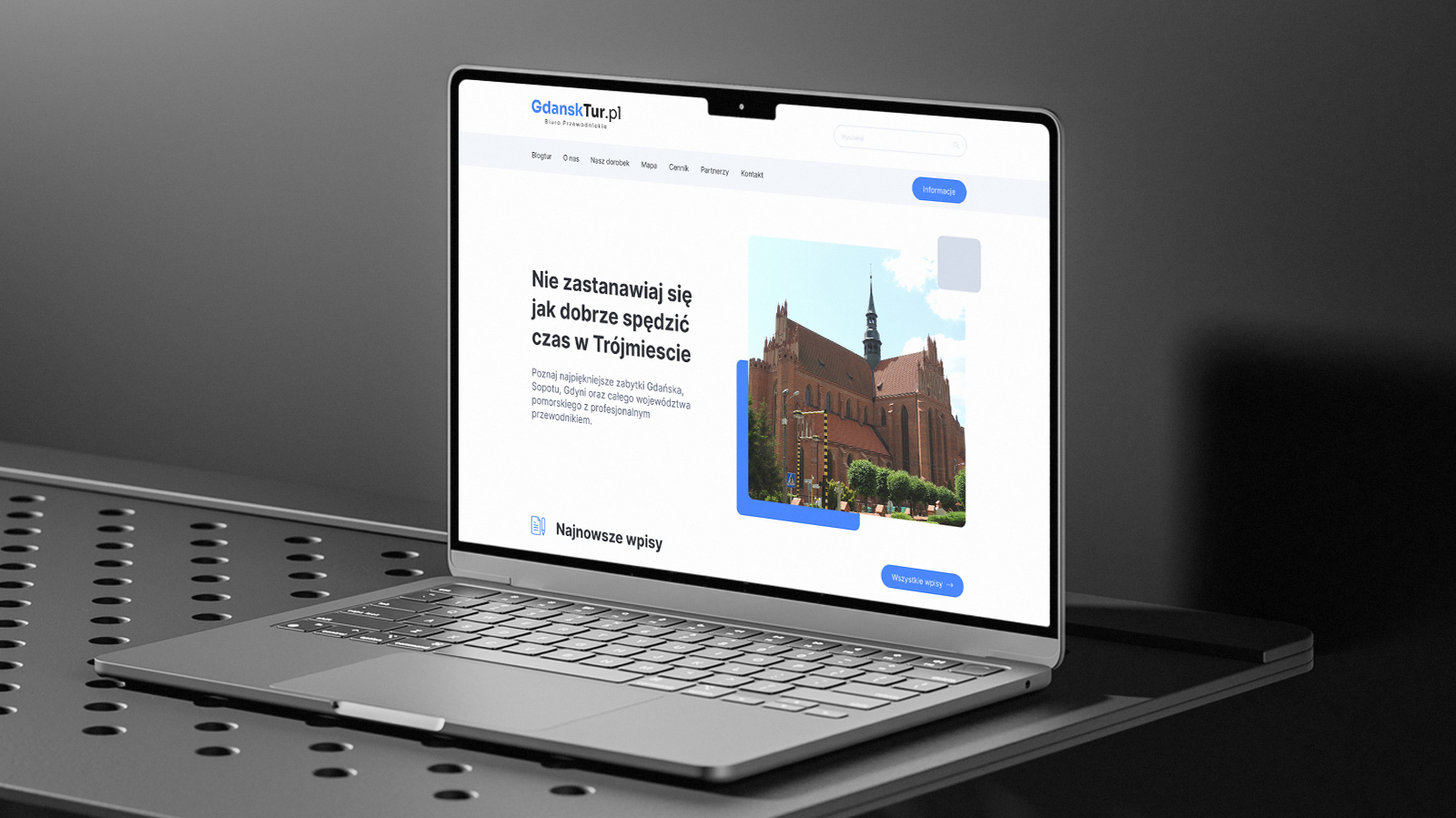 gdansktur-strona-glowna-blog-turystyczny Projekt strony internetowej GdanskTur – blog turystyczny o Gdańsku, Sopocie i Gdyni