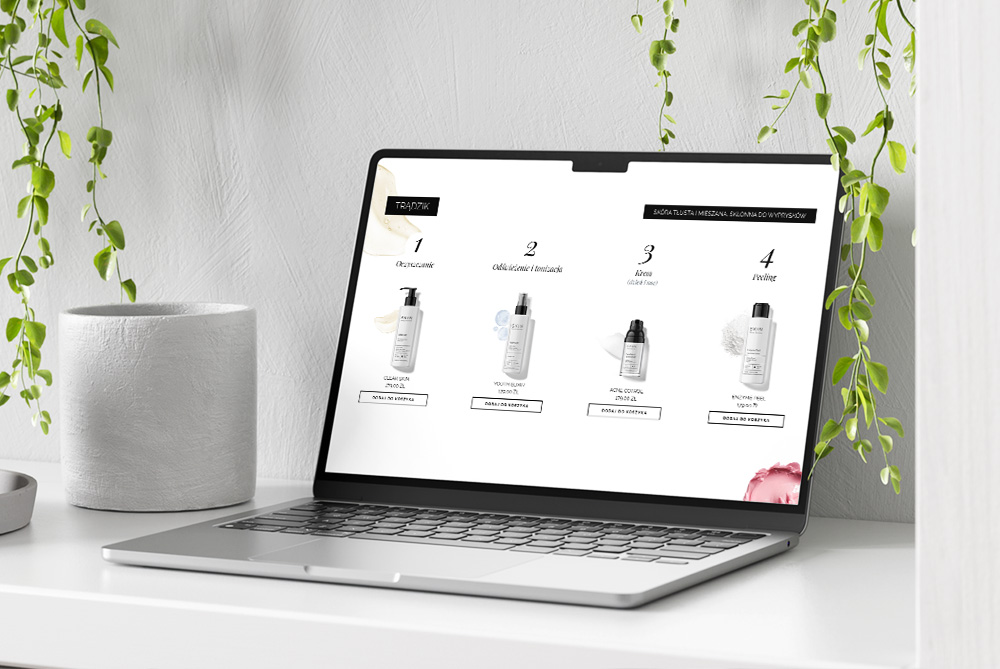 Projekt strony internetowej Gdańsk – Skin Simply Nutrition